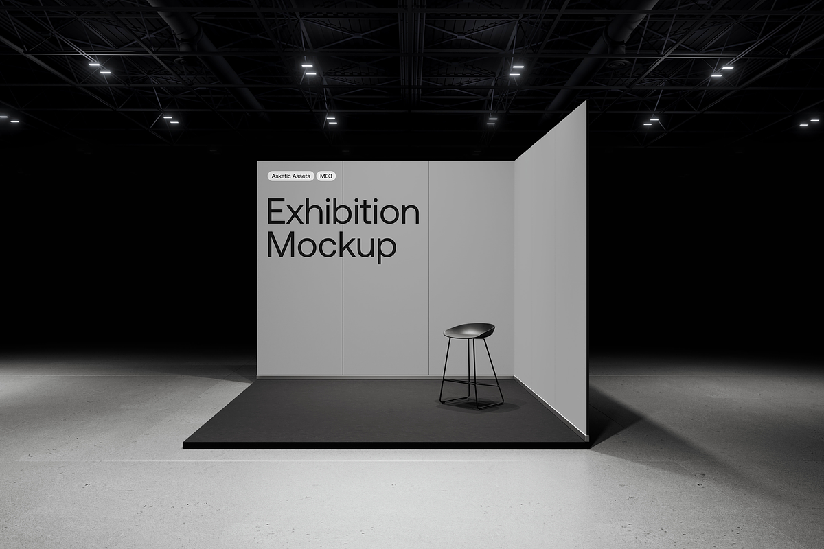 Modular Exhibition Mockup M03, an Advertising Mockup by Asketic (Photo 3 of 7)