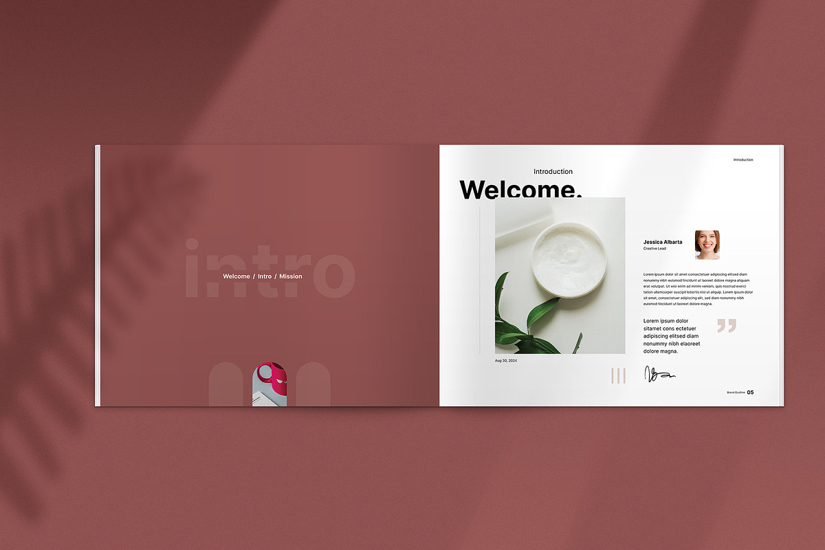 Minimal Brand Guideline, a Brochure Template by Studio Elevate (Photo 11 of 21)