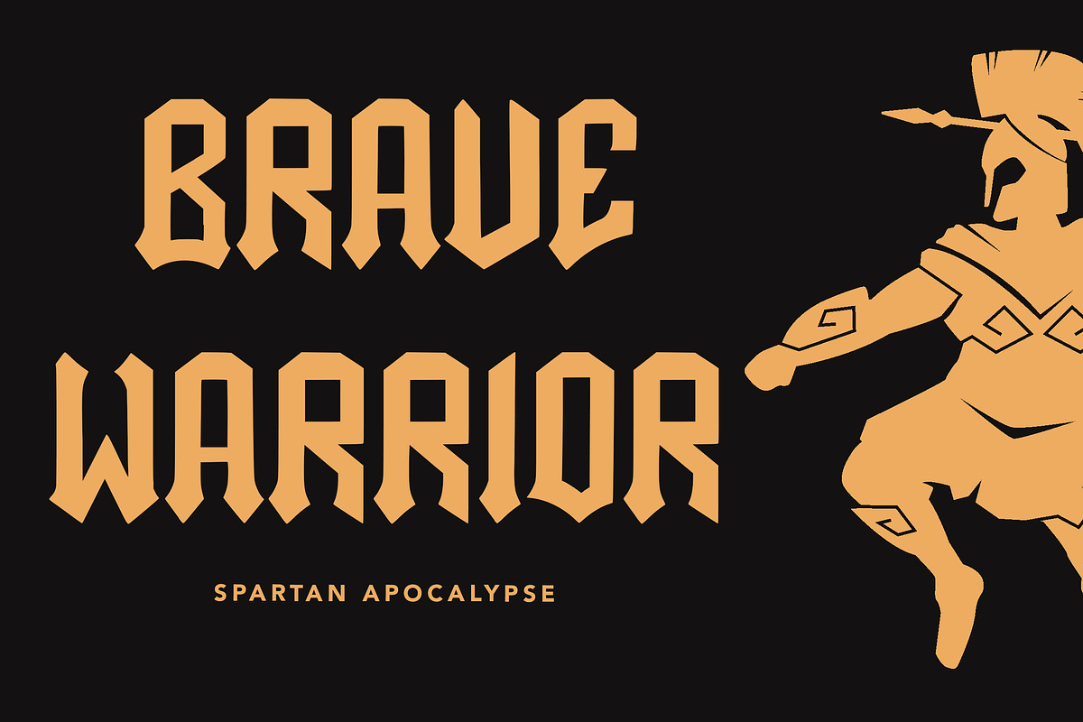 Talisman Warrior, a Blackletter Font by HATFSTUDIO (Photo 4 of 8)