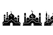 Beautiful Ramadan mosque silhouette, an Illustration by Amazin_art (Thumbnail 2 of 31)
