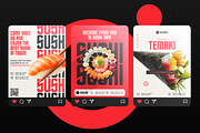 Social Media – Sushi (PSD + Canva), a Social Media Template by Nina Shaw (Thumbnail 3 of 11)