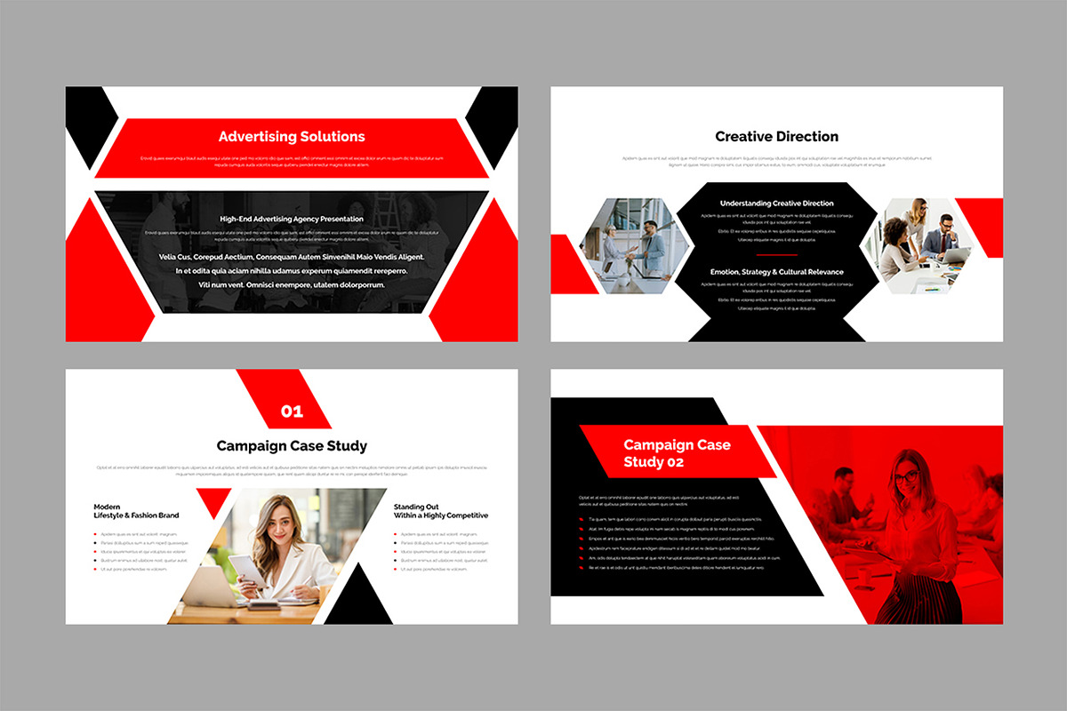 Creative Agency Template, a Presentation Template by White Graphic (Photo 7 of 11)