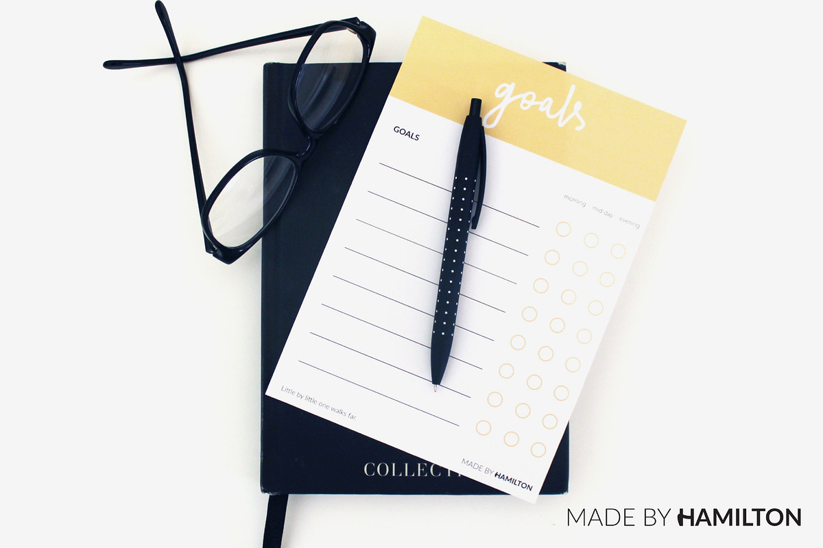 Goal Planner Series- Printable, a Stationery Template by Made By Hamilton (Photo 2 of 3)