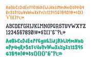Too Cool for School Font Trio, a Font by Denise Chandler (Thumbnail 6 of 6)