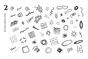 546 hand drawn doodles, an Object Graphic by Pinkbrush (Thumbnail 3 of 11)