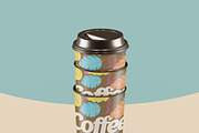 Realistic Coffee Cup Mock-up, a Print Template by Propex (Thumbnail 3 of 24)