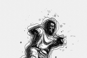 Inktober Drawing Photoshop Action