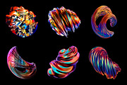 Anomaly: Fluid Metallic Shapes, a Texture Graphic by Chroma Supply (Thumbnail 9 of 10)