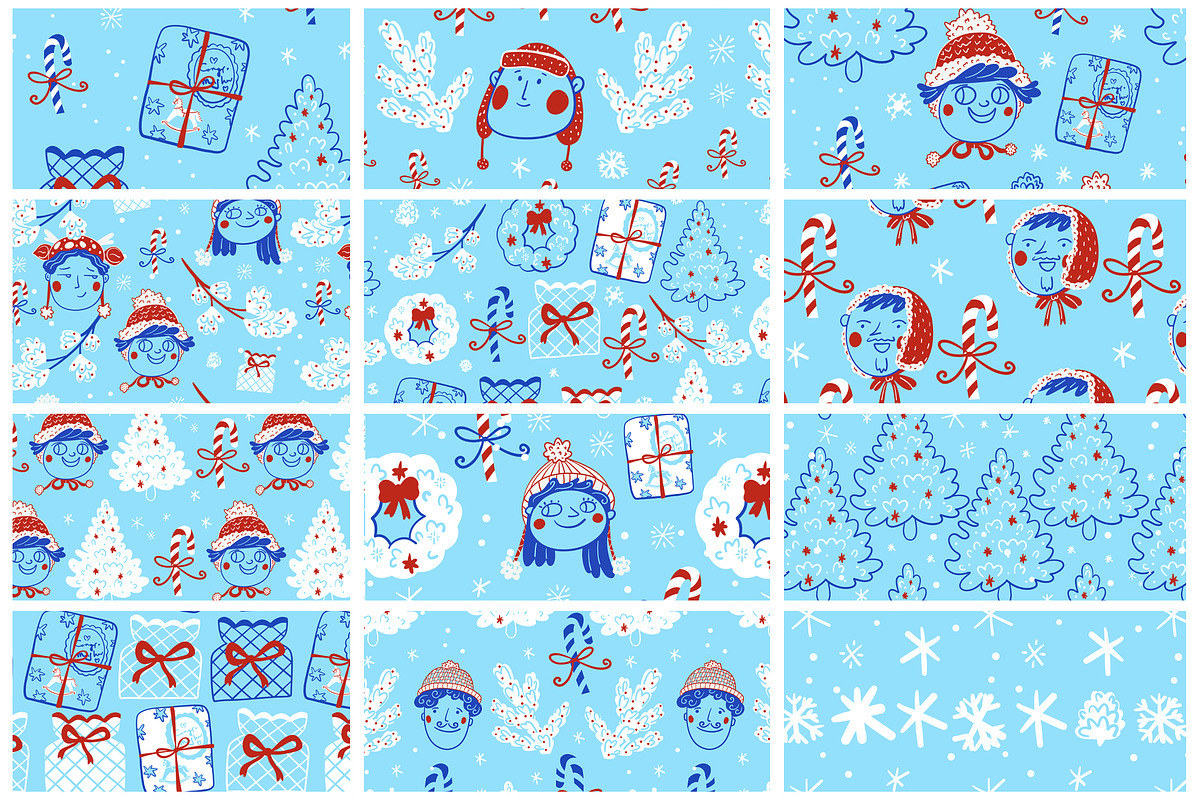Winter People, a Seasonal Illustration by Carpet Tapete Pretzel (Photo 4 of 22)
