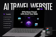 Travelick AI Travelel Website UI KIT, an UI Kit Template by Creative Perspective (Thumbnail 1 of 7)