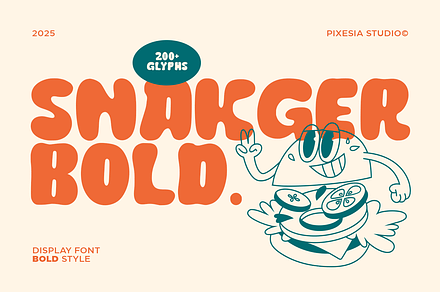 Snakger - Bold Display Font