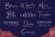 Jennifer Signature Fonts [+Logo], a Script Font by Good Java Studio (Thumbnail 3 of 12)