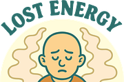 Lost Energy – Sad Meditating Char, a Healthcare Illustration by Dikdoots (Thumbnail 1 of 4)