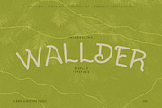Wallder | Display Typeface, a Sans Serif Font by Brew & Butcher Studio (Thumbnail 1 of 10)