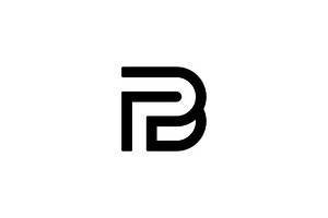 Letter FB BF PB BP Logo