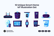 Smart Home IoT Illustration Set, an Object Illustration by YossyOneStd (Thumbnail 2 of 3)