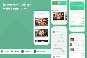 Restaurant Delivery Mobile App UI Ki