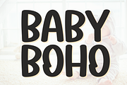 Baby Boho | Script Font, a Script Font by Scratchones (Thumbnail 1 of 8)
