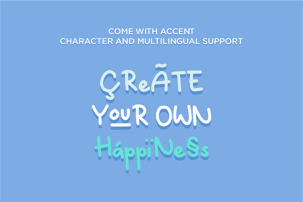 The August - Fun Handwritten Font, a Symbol Font by Allouse Studio (Photo 5 of 11)
