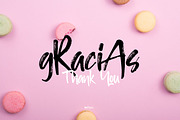 Samalona Textured Font, a Handwritten Font by AaType. (Thumbnail 10 of 10)