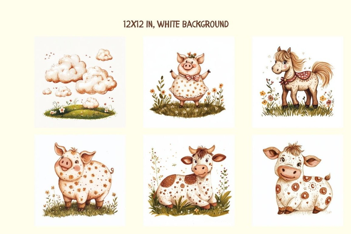 Whimsical Fantasy Boho Village Set, an Animal Illustration by The Best Digital Plaza (Photo 3 of 5)