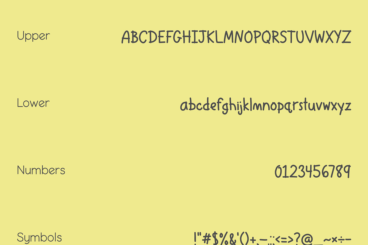 Field Trip Font, a Handwritten Font by noonsun (Photo 5 of 5)
