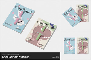 Spell Candle Mockup