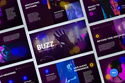 Buzz Night Club Keynote Template, a Presentation Template by Flat Icons (Thumbnail 1 of 4)