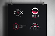 Futuristic logo bundle, a Branding & Logo Template by fortyfive (Thumbnail 7 of 10)