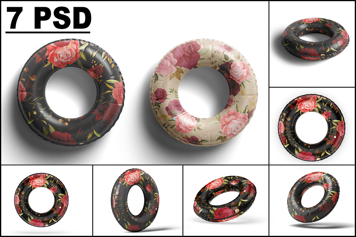Swim Ring Mockup, a Product Mockup by Designbuys (Photo 1 of 9)