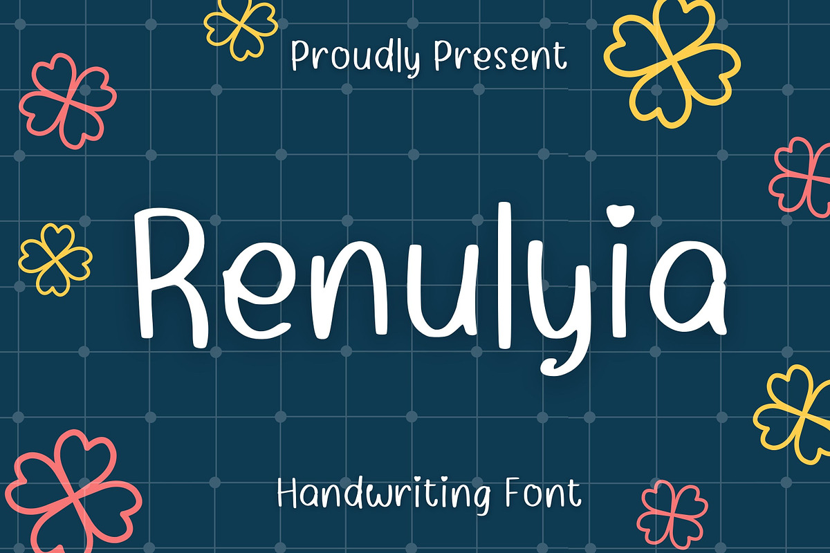Renulyia Font, a Script Font by Aisyah (Photo 1 of 6)