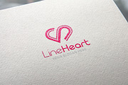 Line Heart Logo Template, a Branding & Logo Template by Kreative Graphics Shop (Thumbnail 3 of 9)