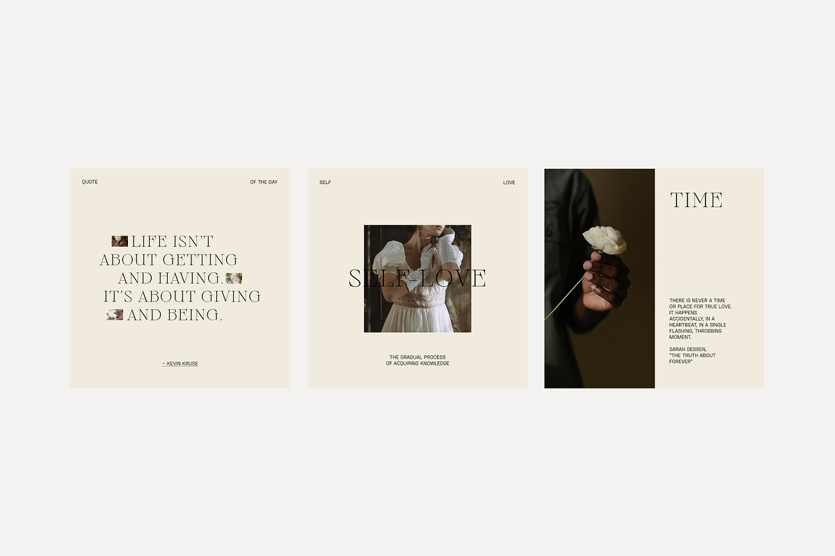 CANVA PS Instagram Templates Posts, a Social Media Template by Love Radiation Studio (Photo 6 of 18)