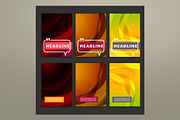 Set abstract bright colors, a Brochure Template by Haisonok (Thumbnail 2 of 4)