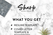 Modern Resume Template for Word, a Resume Template by SharpResumeFoundry (Thumbnail 4 of 5)