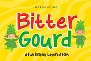 Bitter Gourd Font, a Font by Rudhi Sasmito (Thumbnail 1 of 8)
