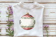 Christmas Baubles Sublimation Clipar, an Illustration by Libby Wishes (Thumbnail 5 of 7)