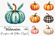Pumpkin with Pattern Sublimation Cli, an Illustration by CrexoraLab (Thumbnail 1 of 5)