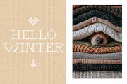 Knitted Christmas Font, a Serif Font by VasilkovS (Thumbnail 3 of 6)