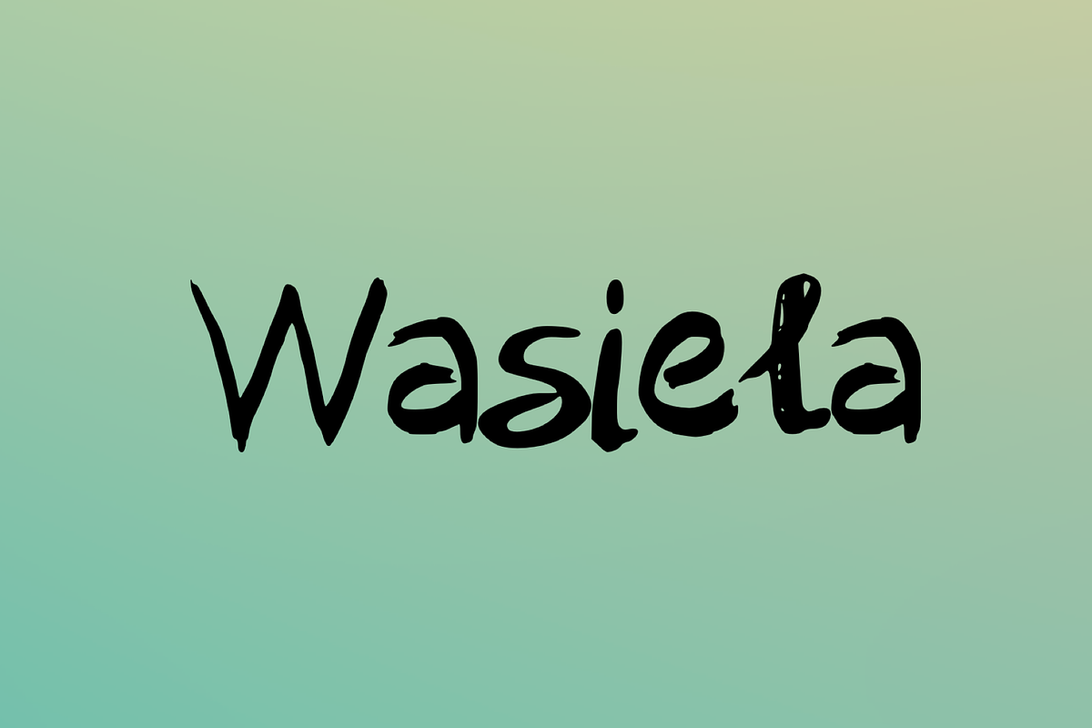 Wasiela Handwritten Script Font