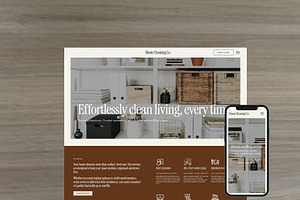 Cleaner - Squarespace Template