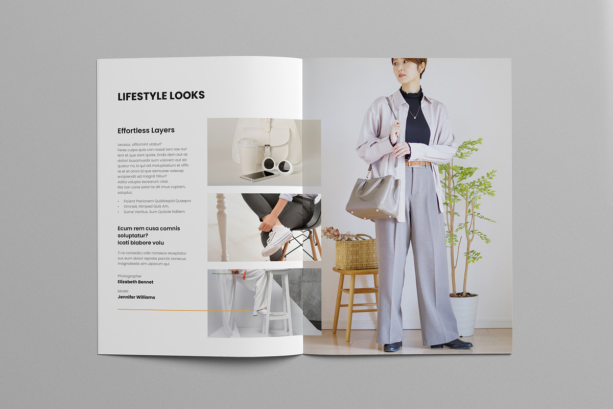 Fashion Lookbook | Canva & InDesign, a Brochure Template by Pixelpick (Photo 5 of 9)