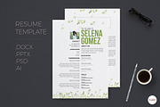 Mordern Resume Template, a Resume Template by Emaholic Template (Thumbnail 1 of 4)
