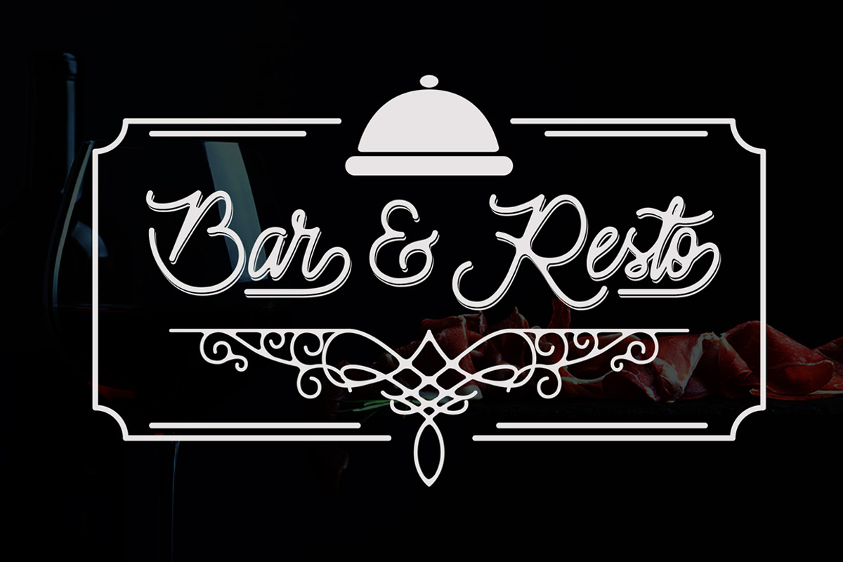 Moonchrome typeface + Bonus preview 5