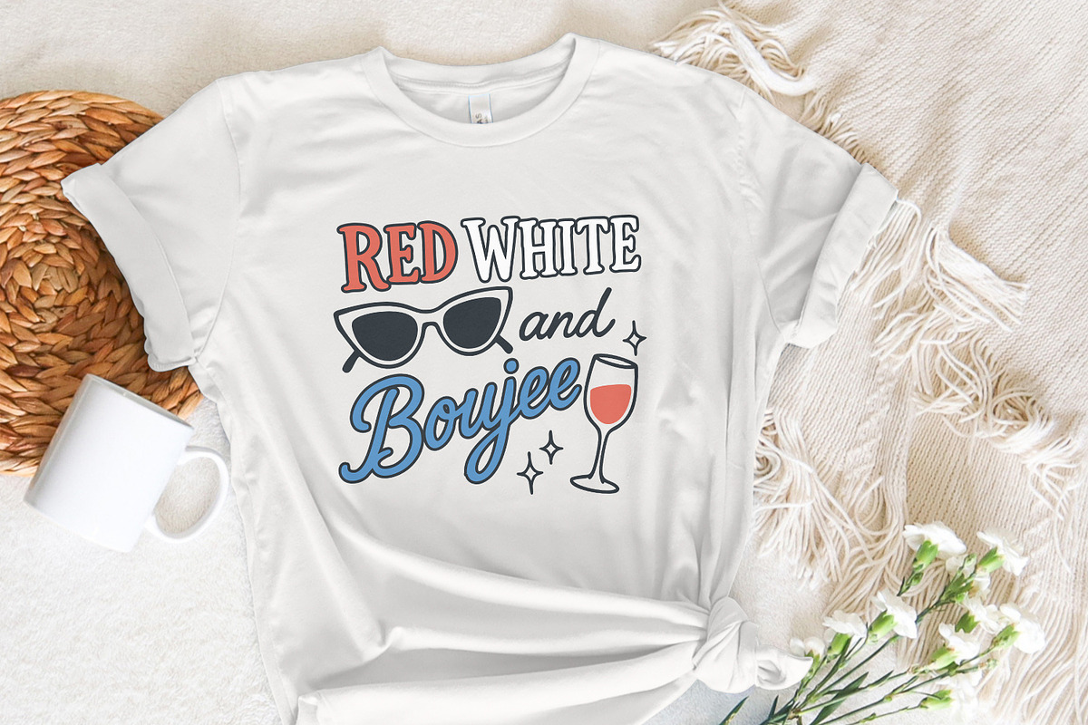 Red White and Baujee PNG, Fourth of, an Illustration by SharpMarketplace (Photo 7 of 9)
