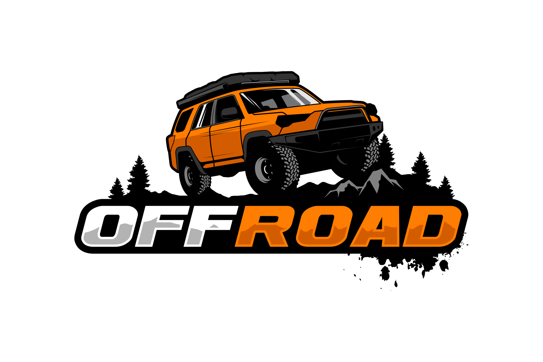 Offroad logo template, a Branding & Logo Template by TFamz