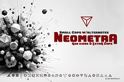 Neometra Caps Display Font, a Sans Serif Font by deFharo (Thumbnail 4 of 8)