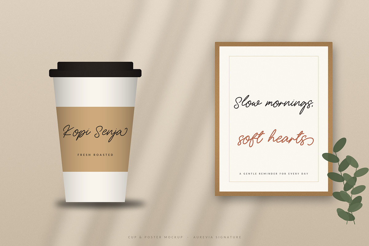Aurevia Signature, a Script Font by Jackgridden (Photo 11 of 12)