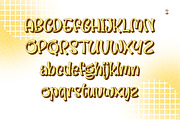 Festiga - Modern Display Extrude, a Handwritten Font by haniefart (Thumbnail 5 of 12)