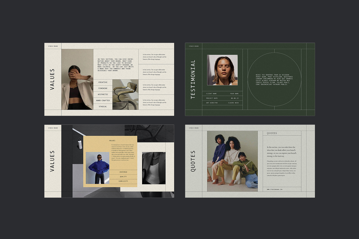 COS | Strategy | Canva & InDesign, a Magazine Template by Studio Brand